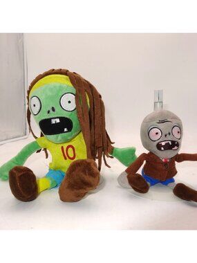 Plants Vs Zombies Plush Doll Set Football Zombie & Conehead Zombie